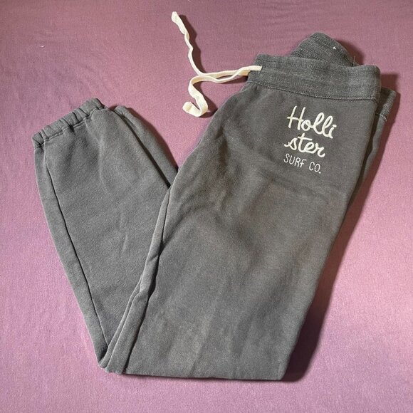 Hollister Y2K Low Rise Sweat Pants in Graphite Gray - Size Small Loungewear - Picture 8 of 8